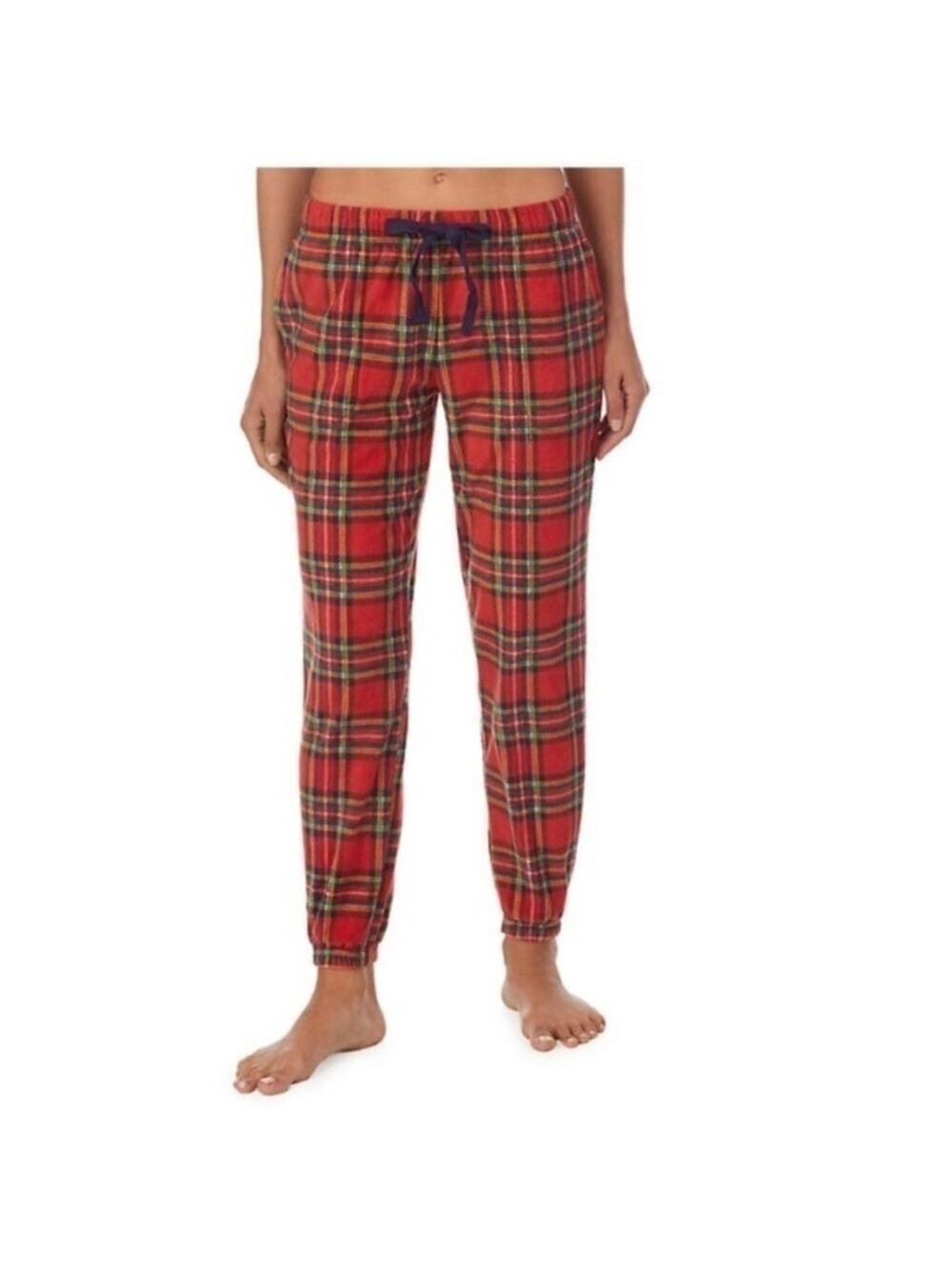 Cuddl Duds plaid polar fleece pajama pants Womans size 1X with pockets